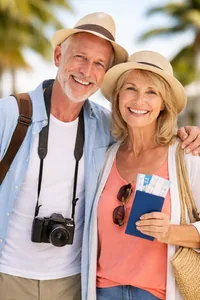 Snowbird couple traveling for the winter